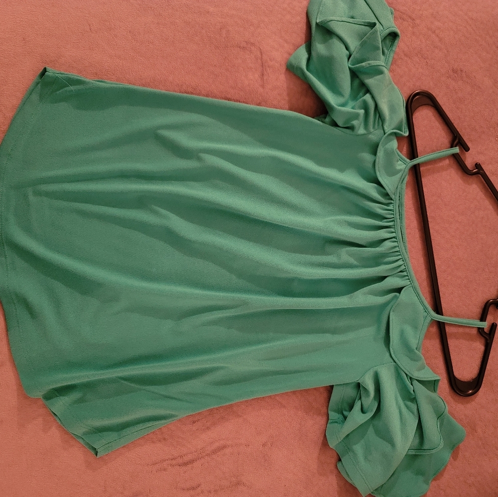 7th Avenue New York & Company New teal top size xsmall